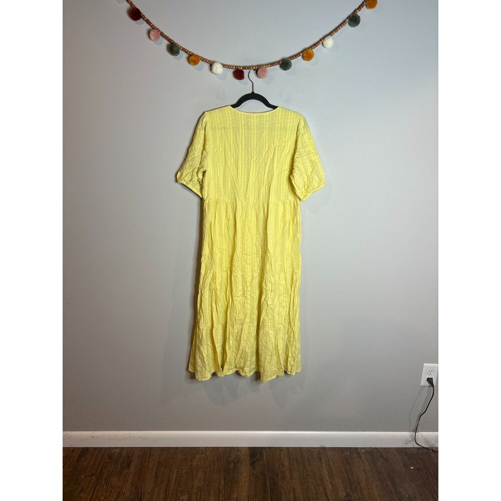 J. Jill yellow tiered maxi dress - Picture 4 of 5